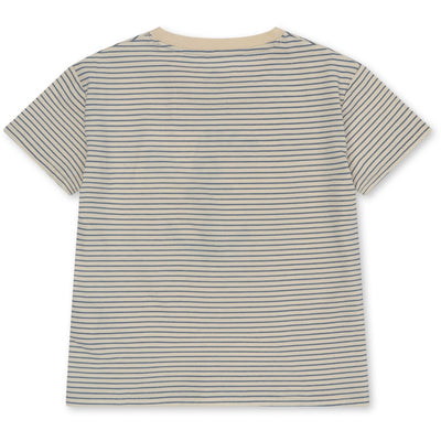 Famo T-shirt, Stripe Blue, Konges Sløjd