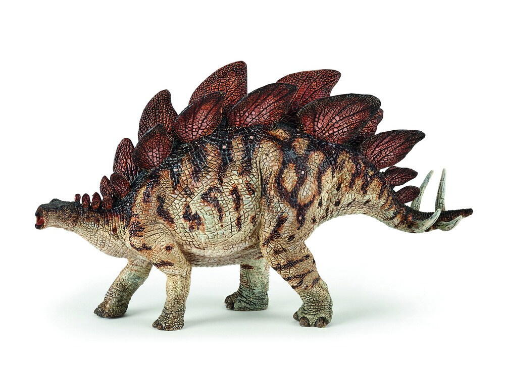 Stegosaurus Rød-Sort, Papo