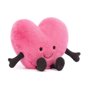 Amuseable Hjerte, Pink, 19 cm, Jellycat