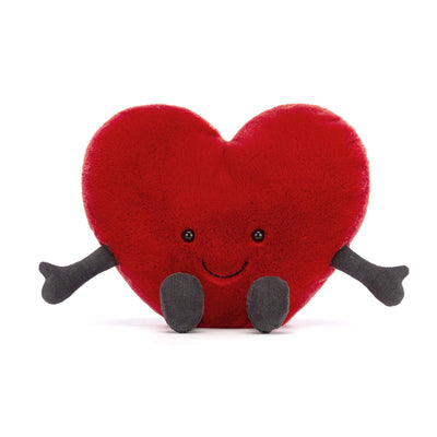 Amuseable Hjerte, Rød, 19 cm, Jellycat