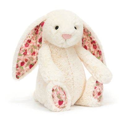 Bashful Kanin Blossom Cream Berry, 31 cm, Jellycat