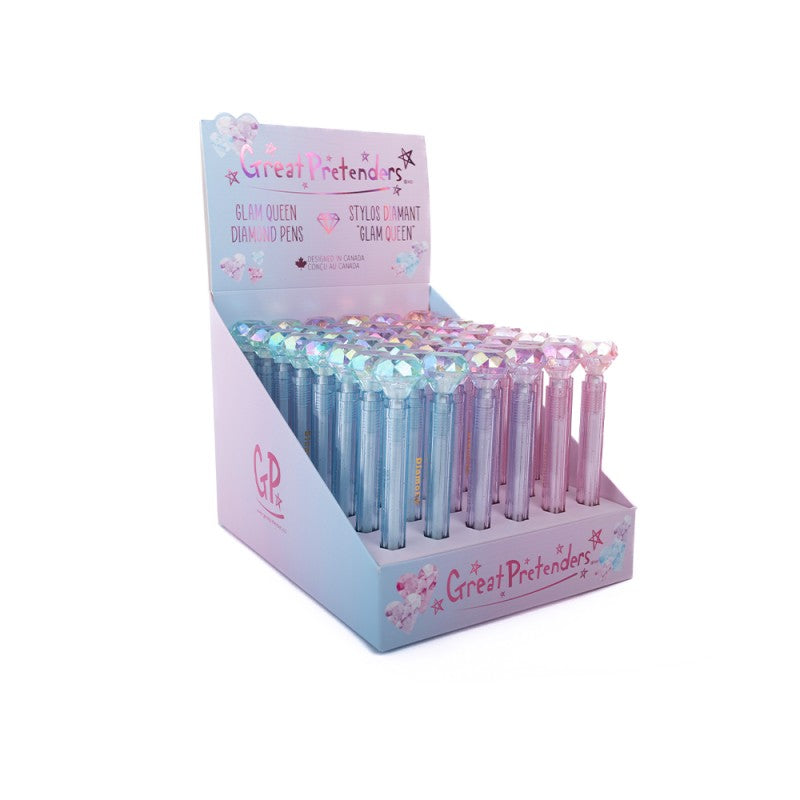 Kuglepen med Diamant, Glam Queen Diamond fra Great Pretenders