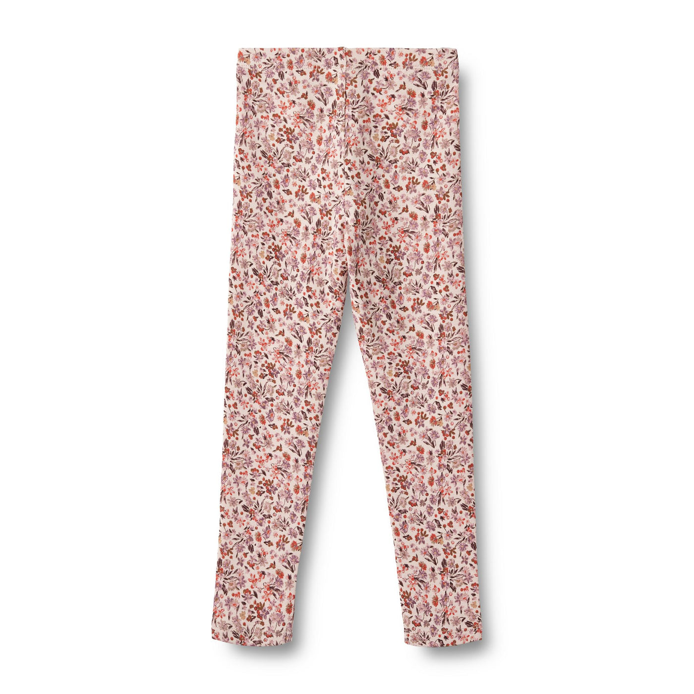 Jules Leggings, Pale Rose Flowers, Wheat