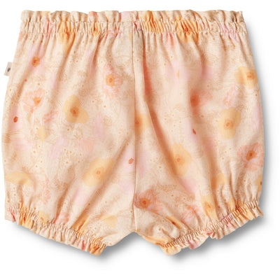 Angie Shorts, Alabaster Flower Bobbles, Wheat
