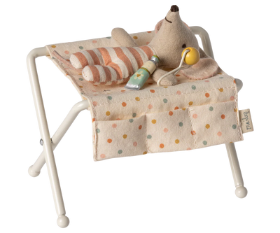 Puslebord, Baby mus, Råhvid, Maileg