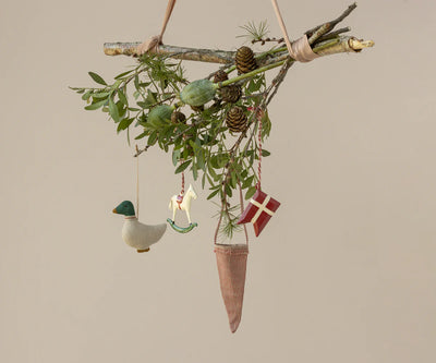Kræmmerhus ophæng, Tern, Rød, Maileg