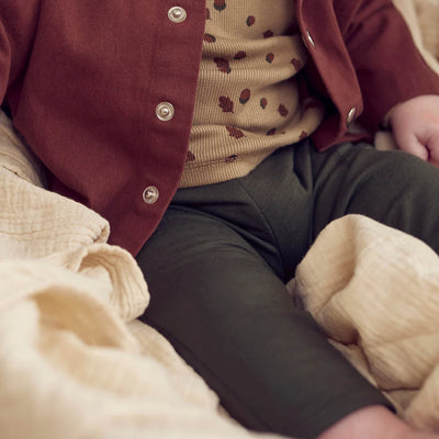 Cozy Me Sweat Chino, Deep Green, Müsli