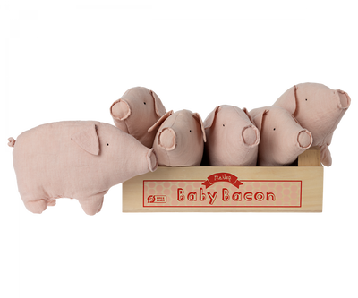 Baby Bacon Box, Inkl. 6 grise, Maileg