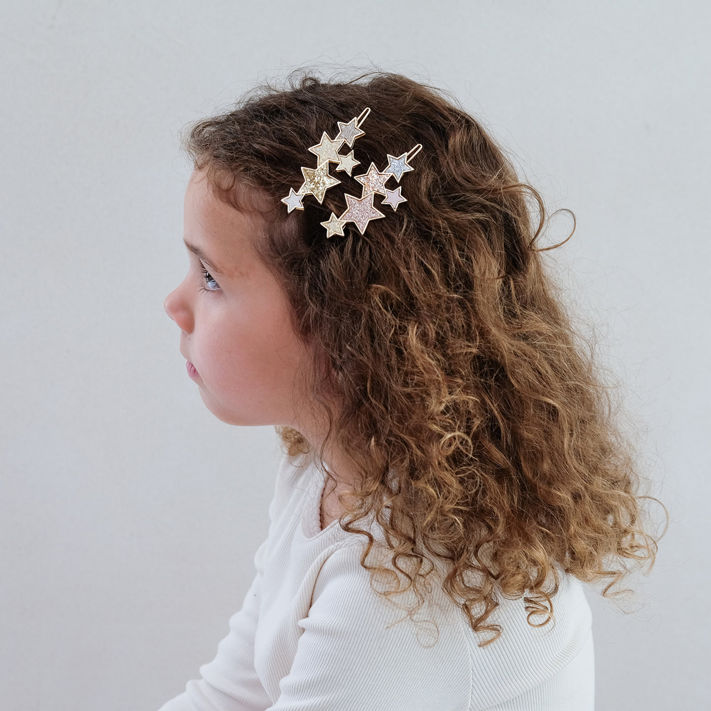 2 hårspænder - Glimmer Stjerner, Mimi & Lula