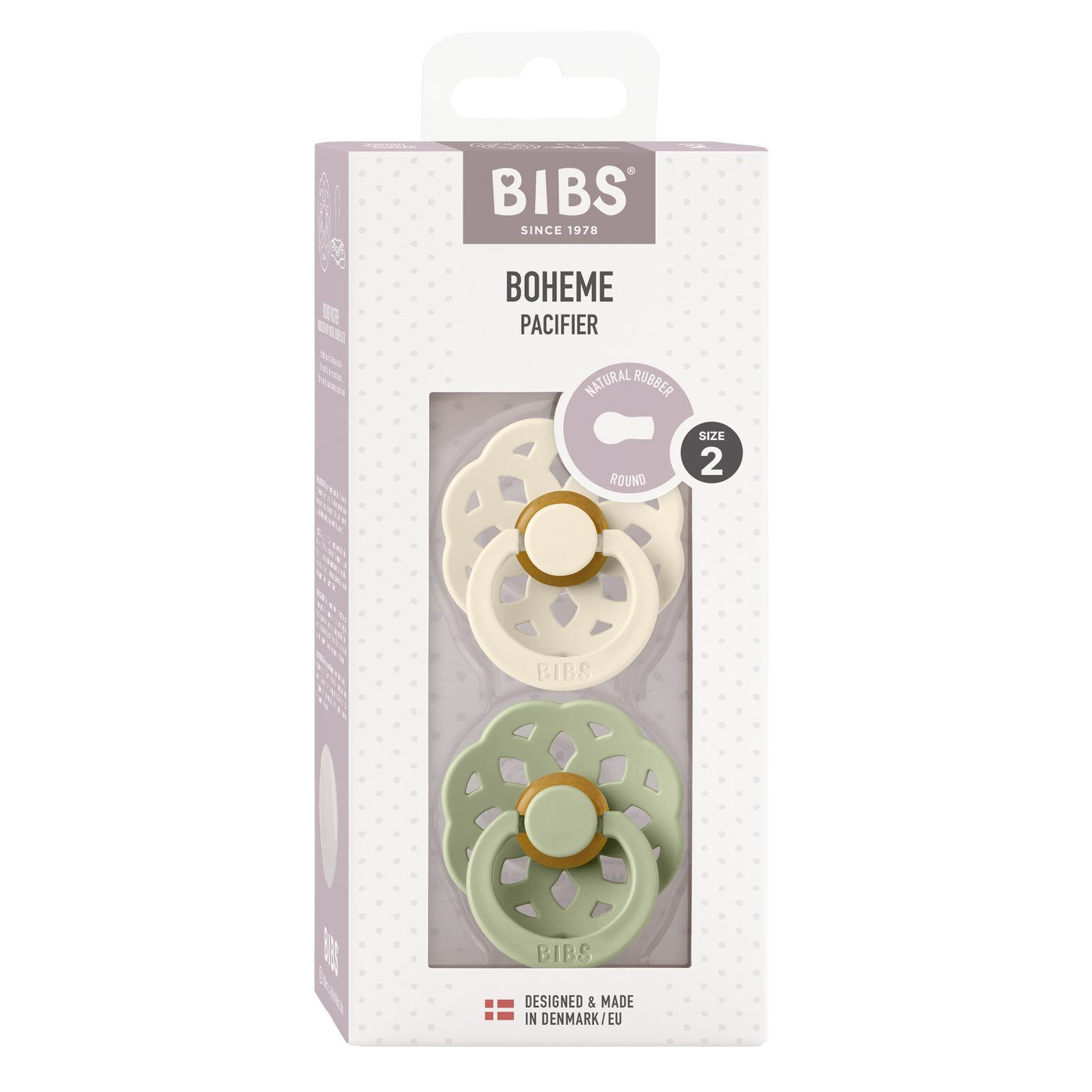 Bibs Sut, 2, Boheme Ivory/Sage, 2-pak, 6-18 mdr.