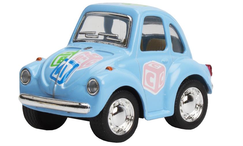 Mini VW Bobbel, Blå, Magni