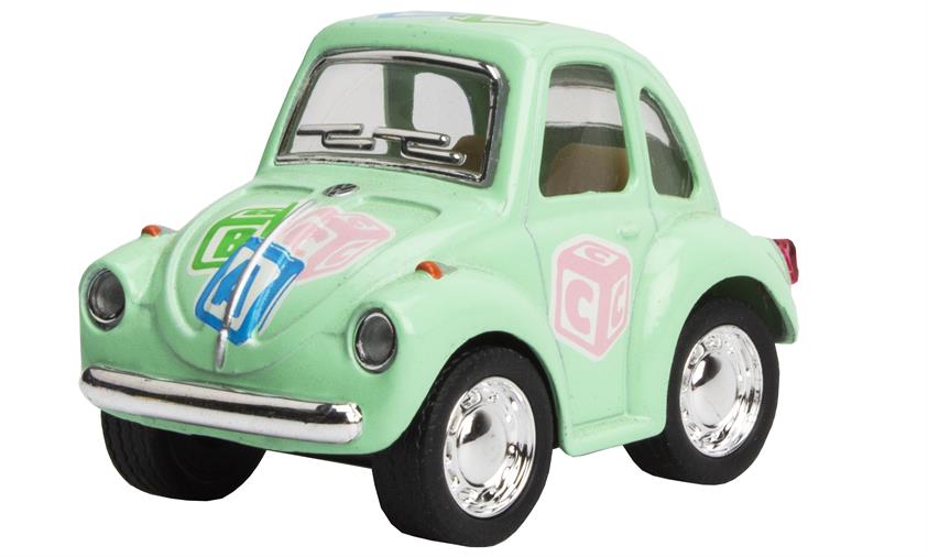 Mini VW Bobbel, Grøn, Magni