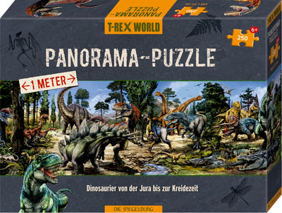 Panorama Puslespil, Dinosaur, 250 brikker, Die Spiegelburg