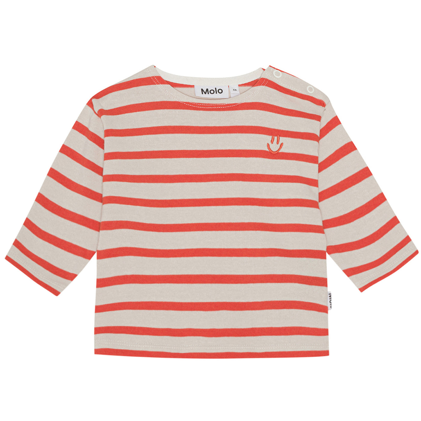 Edarko, Baby Bluse, Shell Red Stripe, Molo