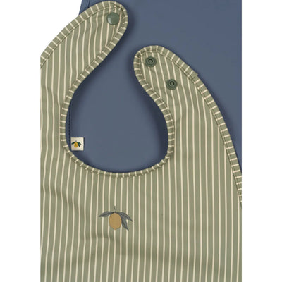 Hagesmæk, 2-Pak, Tea Stripe/Flint Stone, Konges Sløjd