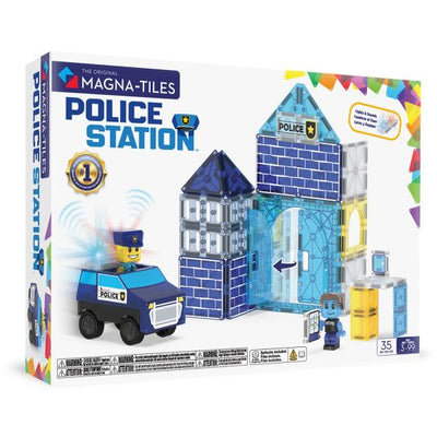 Magna-Tiles Politistation, 35 stk.