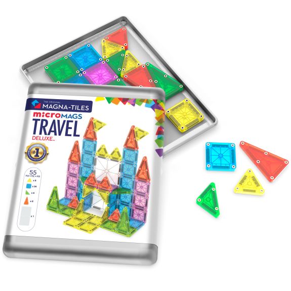 Magna-Tiles micro-MAGS deluxe, 55 stk. Rejsesæt