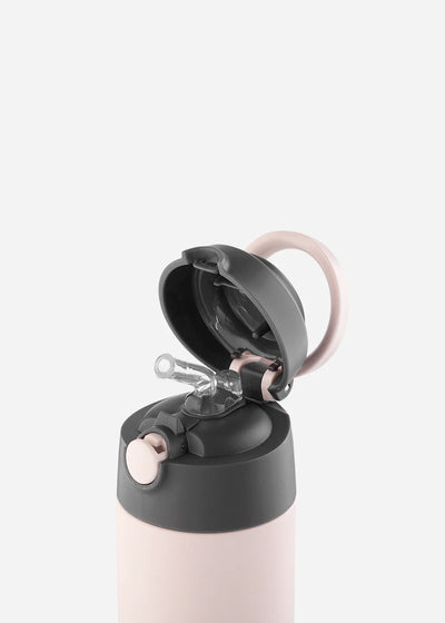 Kids Straw Bottle, Soft Rose, 350 ml, Aya&Ida