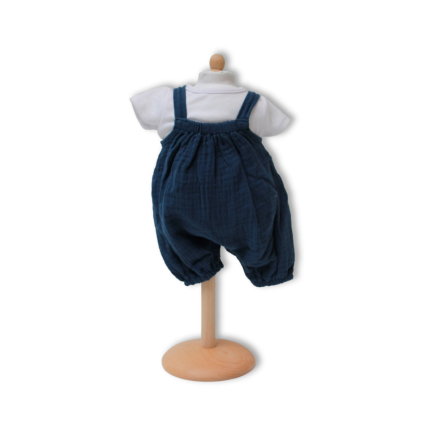 Buksedargt Blå m. T-shirt, Dukketøj 30-33 cm, Mini Mommy