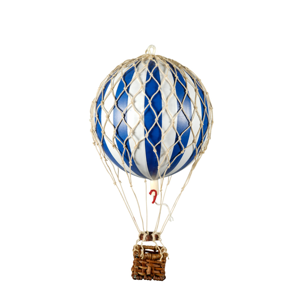 Luftballon Blue/White 8,5 cm. Floating The Skies, Authentic Models