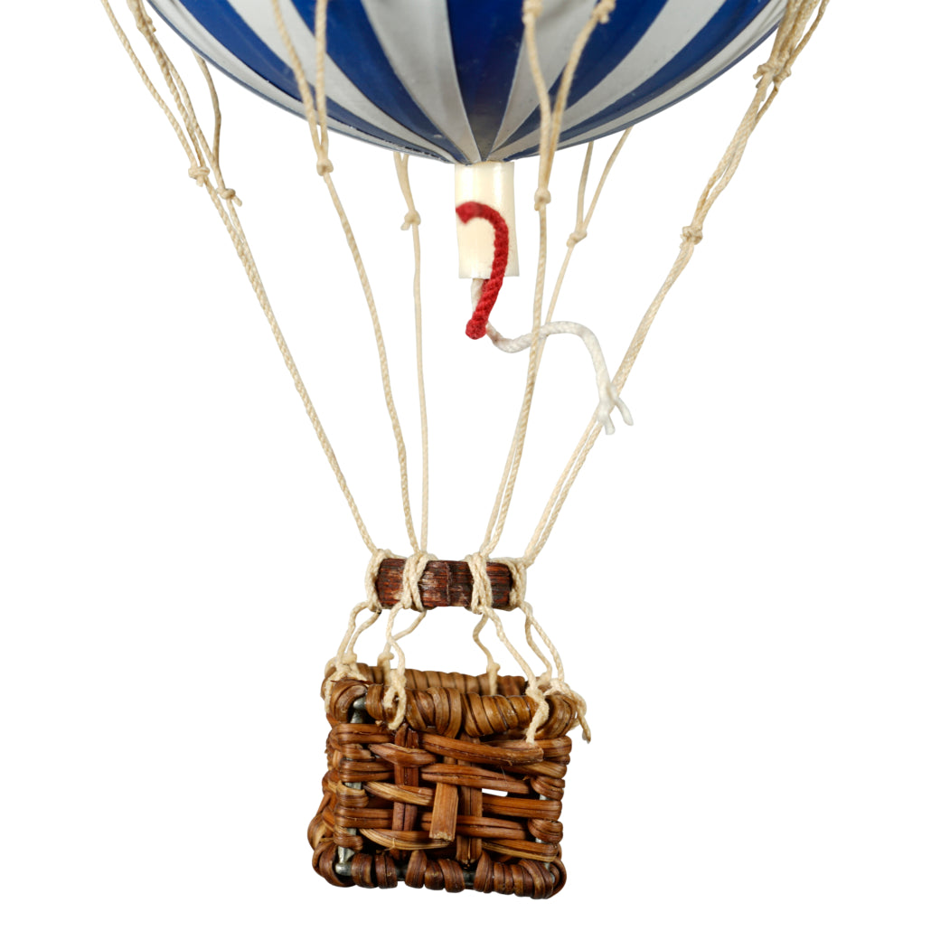 Luftballon Blue/White 8,5 cm. Floating The Skies, Authentic Models