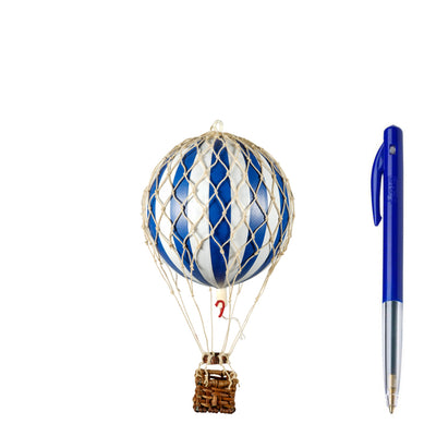 Luftballon Blue/White 8,5 cm. Floating The Skies, Authentic Models