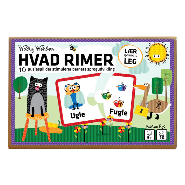 Rime Puslespil, Wacky Wonders, Barbo Toys