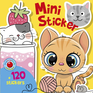 Mini-stickers Katte, Snip Snap Snude Minibøger, Forlaget Bolden