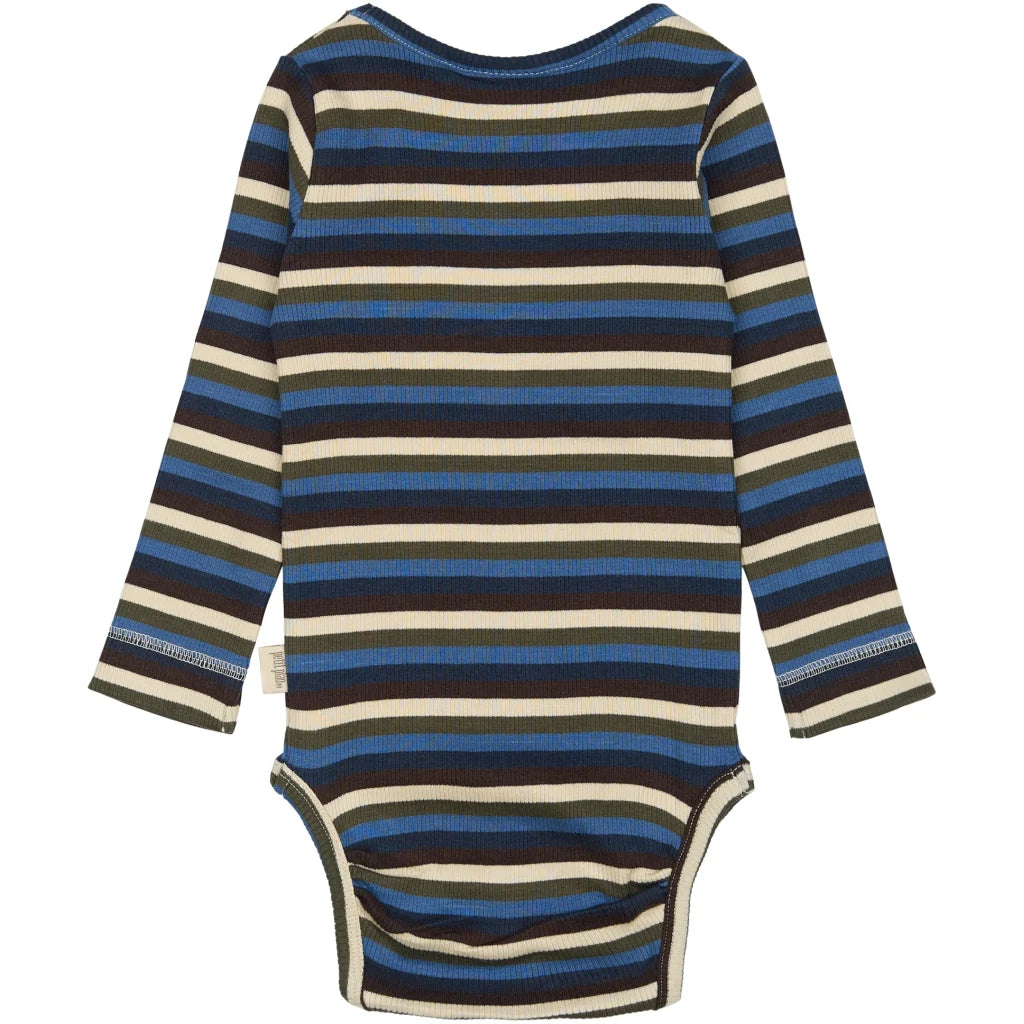 Body Modal Multi Stripe, True Navy, Petit Piao