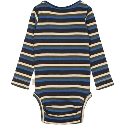 Body Modal Multi Stripe, True Navy, Petit Piao