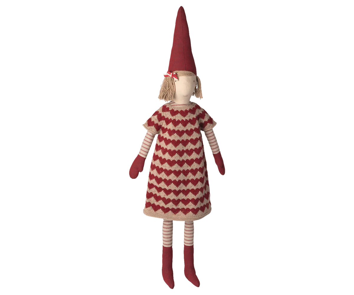 Maileg, pixy nisse str 5, maileg jul, julen 2025