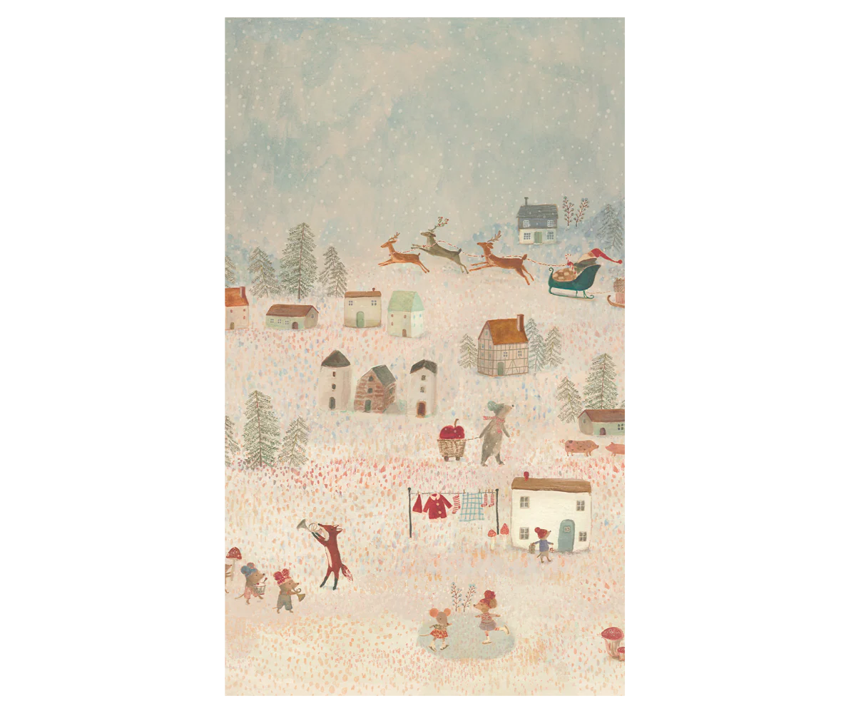 Maileg gavepapir, santa is coming