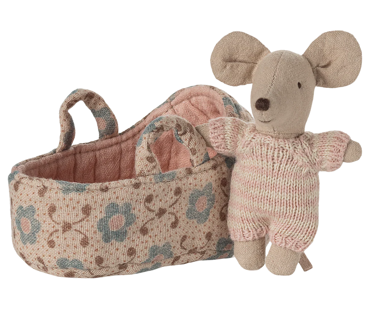 Babymus i babylift - Rosa, Maileg