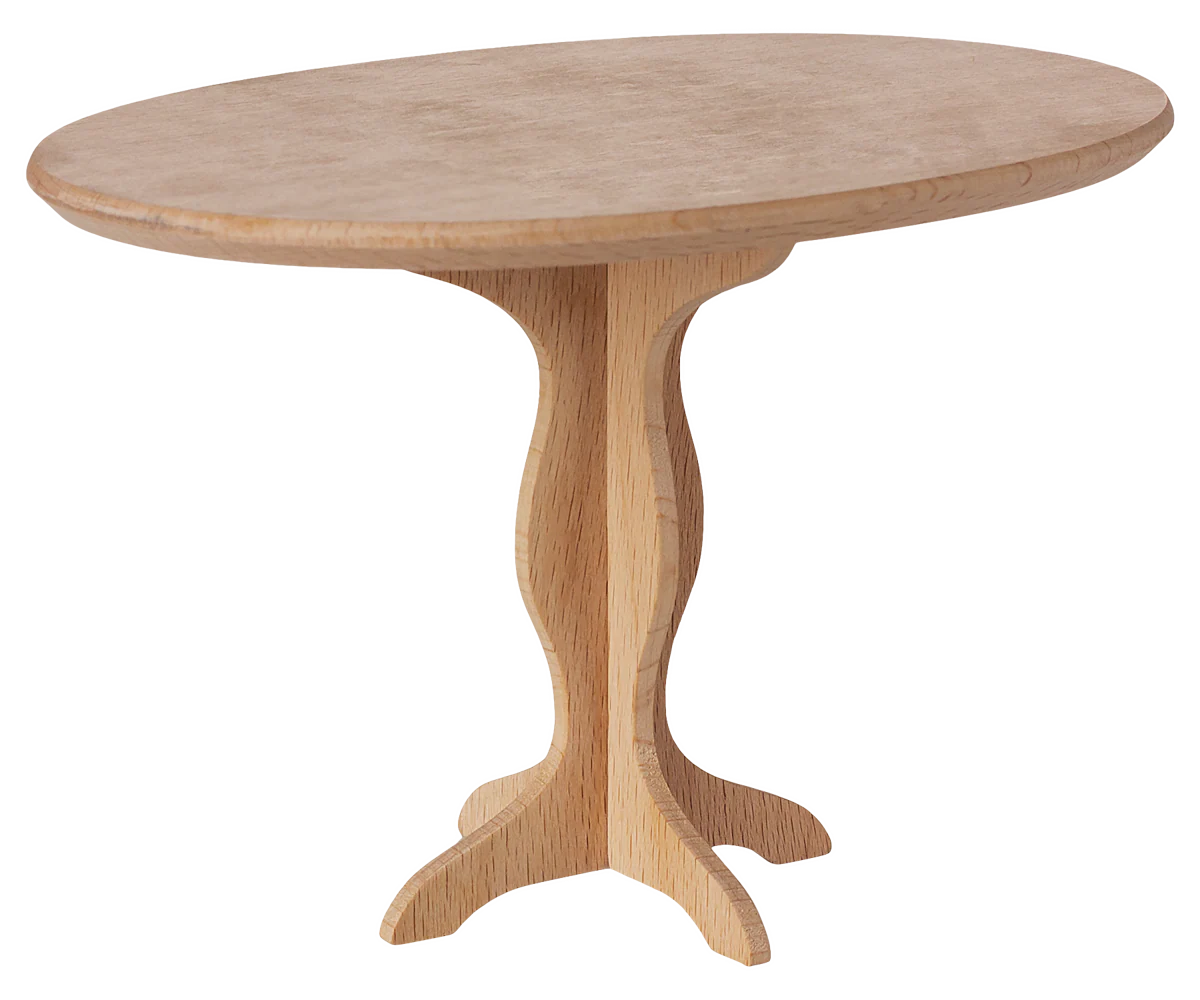 Ovalt Bord, Mini, Natur, Maileg