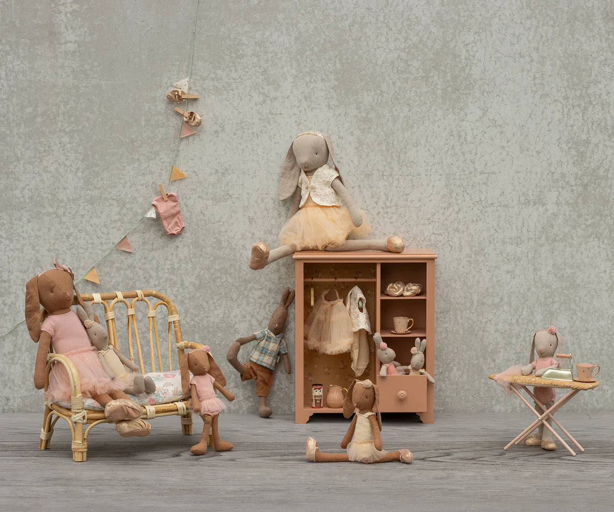 Rattan Sofa, Stor, Natur, Maileg