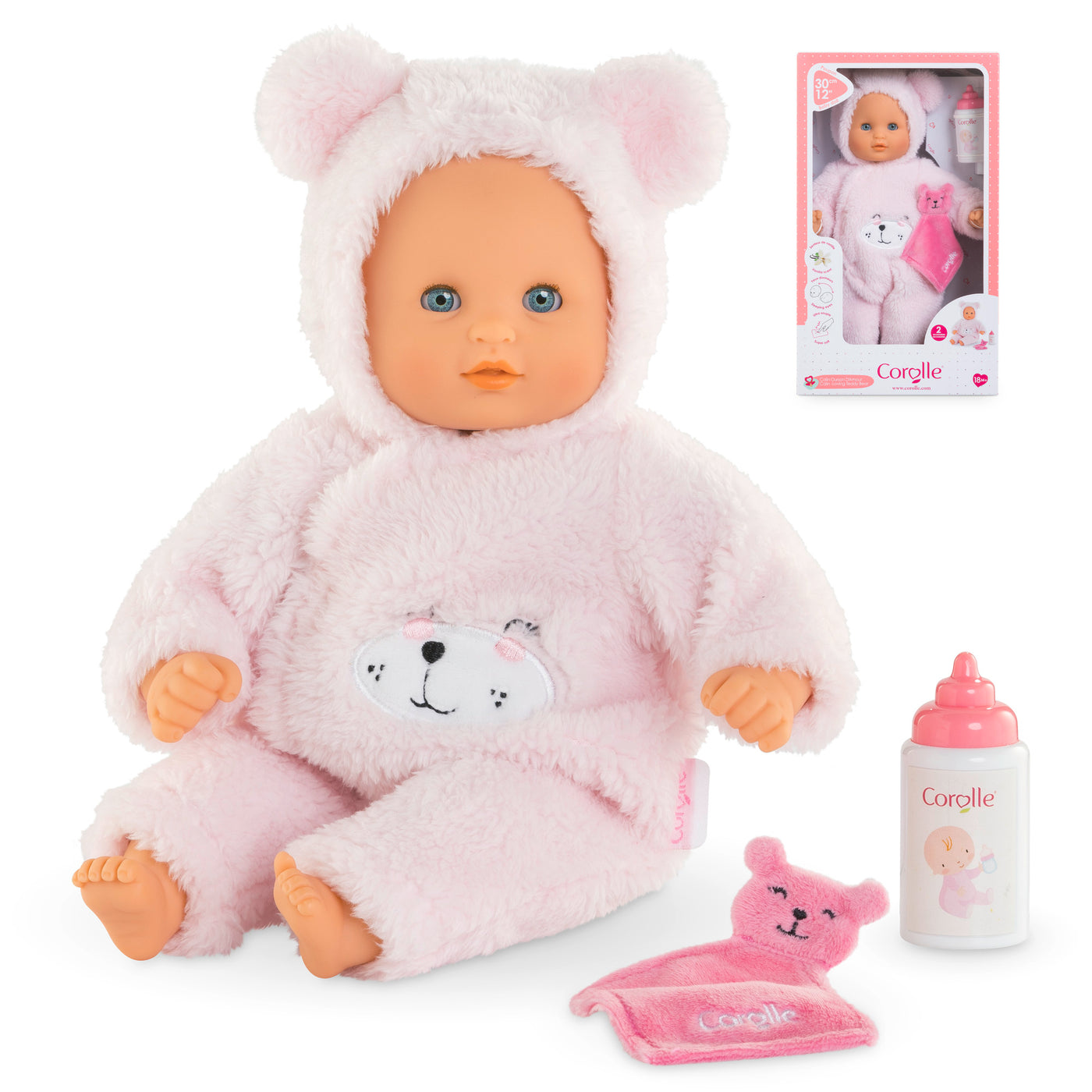 Babydukke Calin, Loving Teddy Bear, 30 cm, Corolle