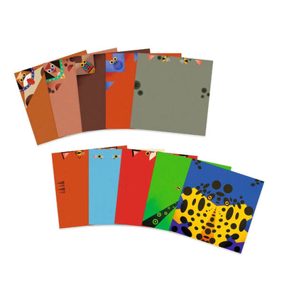 Kreativ origami, Hoppende dyr, Djeco