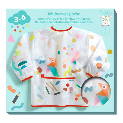 Maleforklæde med lommer, Krealeg, Djeco