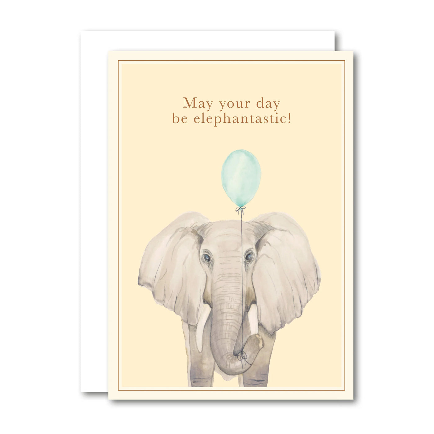 a7 kort med elefant 