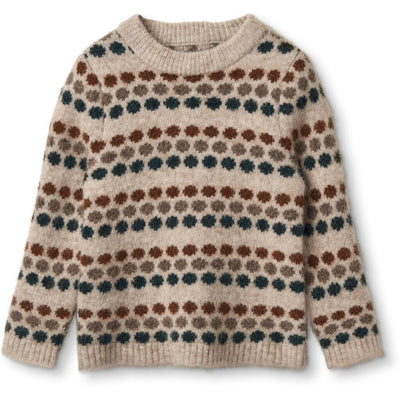 Star Dot Pullover, Sandshell Multi, Fliink