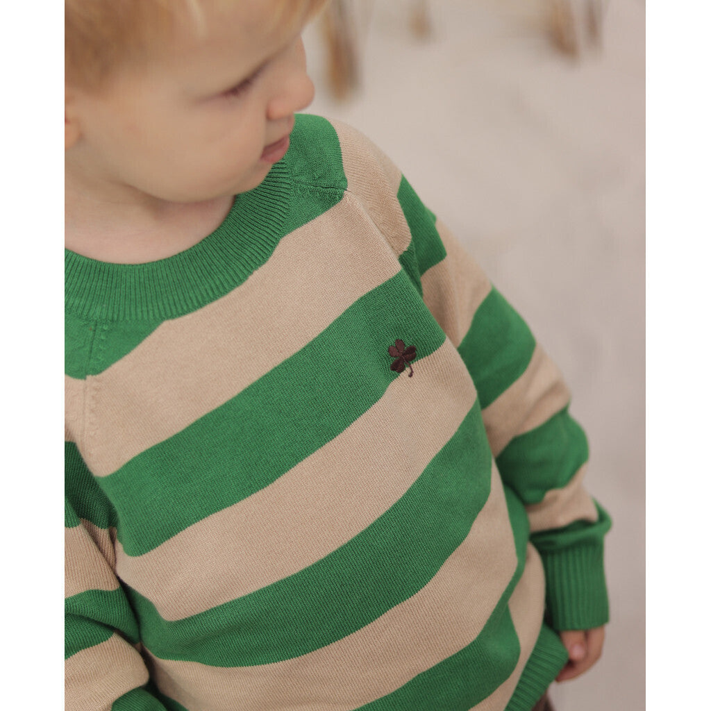 Favo Clover Pullover, Amazon Stripe, Fliink