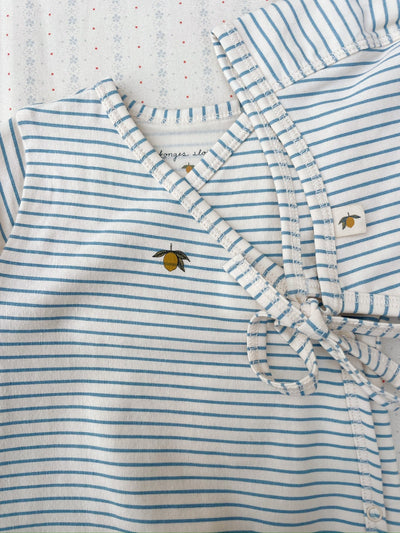 Basic Body Nyfødt, Stripe Bluie, Konges Sløjd