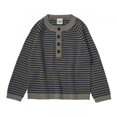 Jumper Trøje, Hazel Melange/Dark Navy, FUB