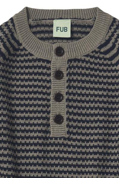 Jumper Trøje, Hazel Melange/Dark Navy, FUB