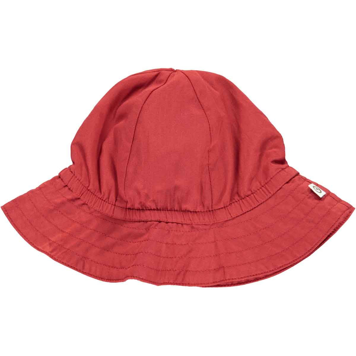 Baby Hat Poplin, Berry red, Müsli By Green Cotton