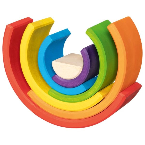 Kreativ leg med Goki regnbue byggekloder