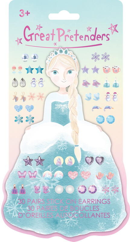 Frosty Sister Stick-on Øreringe 30 Sæt, Great Pretenders
