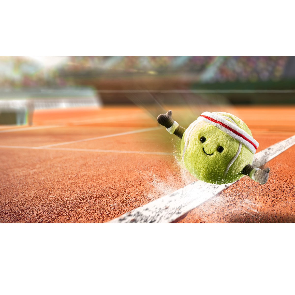 Amuseable Sports Tennisbold, Jellycat, 9 cm. - linje