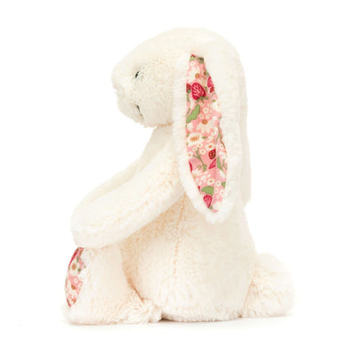 Bashful Kanin Blossom Cream Berry, 18 cm, Jellycat