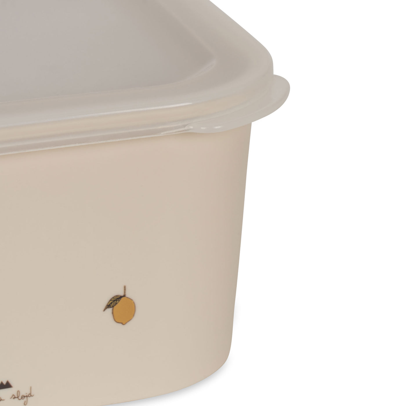 Food Container, 4-pak, Lemon, Konges Sløjd